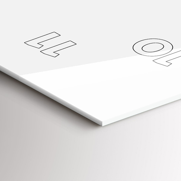 Ceas vertical de perete din sticlă Căpitan cu binoclu