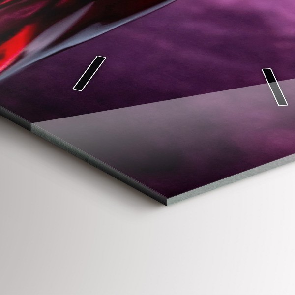 Ceas vertical de perete din sticlă pahar de vin