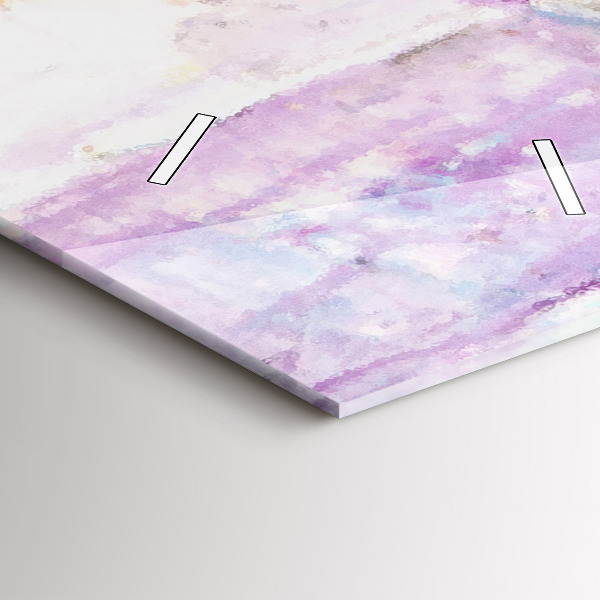 Ceas vertical de perete din sticlă Pregătirea balerinei