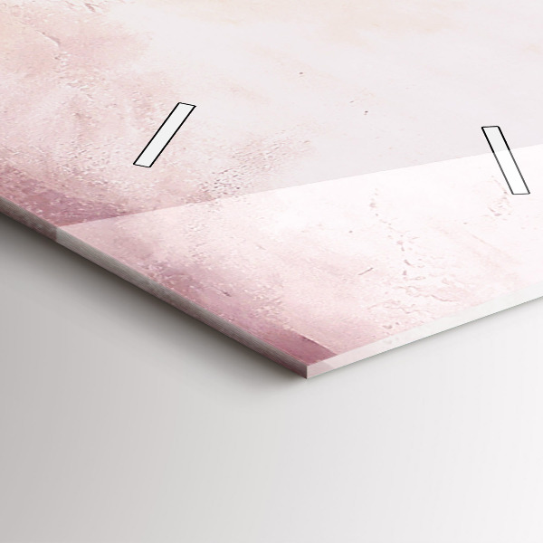 Ceas vertical de perete din sticlă Flori înflorite de maci