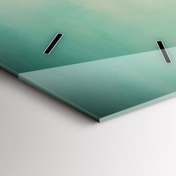 Ceas vertical de perete din sticlă fantezie chinezească