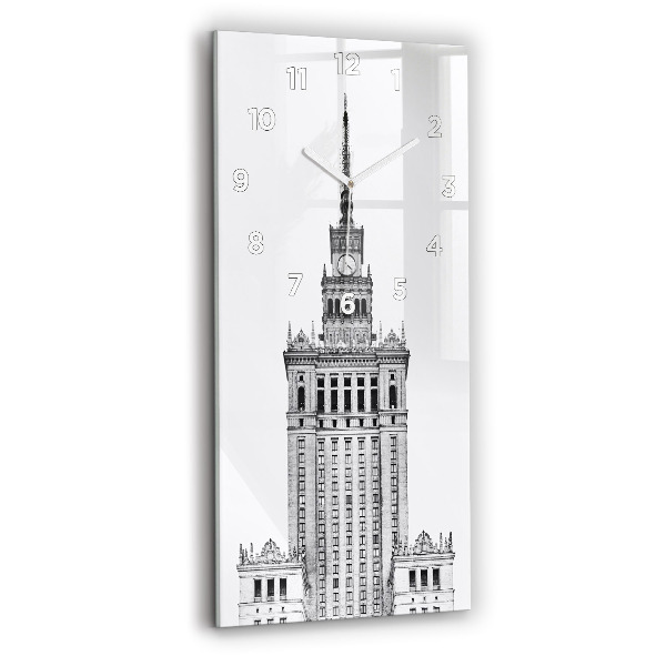 Ceas vertical de perete din sticlă Palatul Culturii și Științei