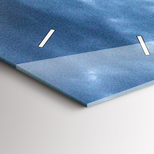 Ceas vertical de perete din sticlă Panorama New York-ului