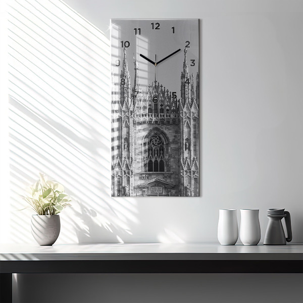Ceas vertical de perete din sticlă Catedrala Duomo di Milano