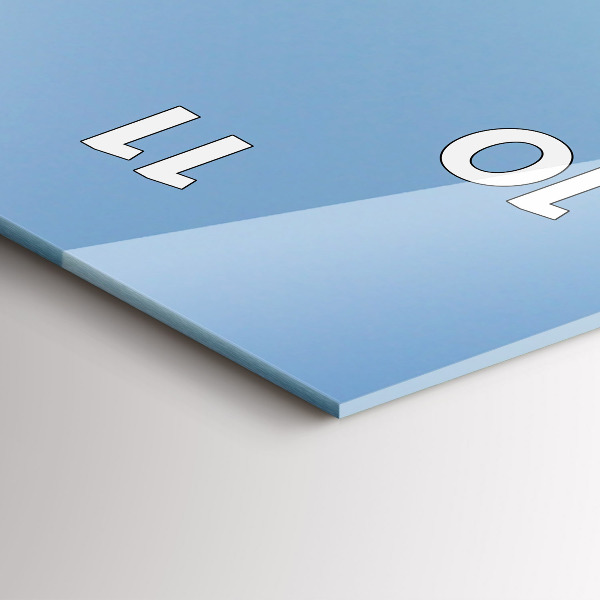 Ceas vertical de perete din sticlă Route 66 în SUA