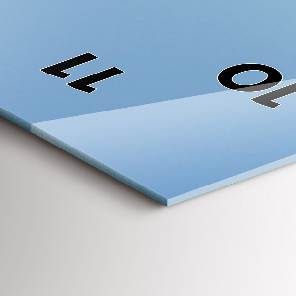 Ceas vertical de perete din sticlă Route 66 în SUA