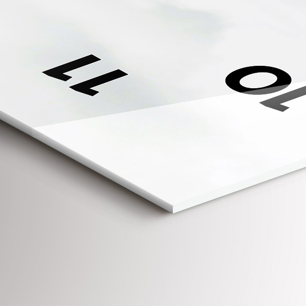 Ceas vertical de perete din sticlă Castelul Eilean Donan, Scoția