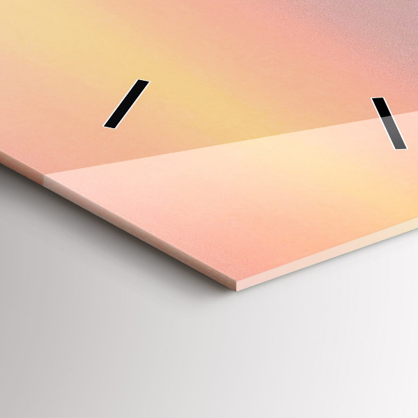 Ceas vertical de perete din sticlă Surfer în Hawaii