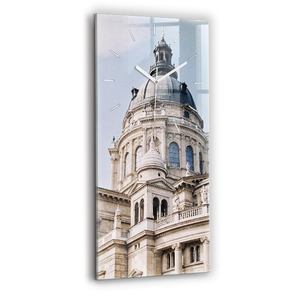 Ceas vertical de perete din sticlă Sf. Bazilica Ştefan