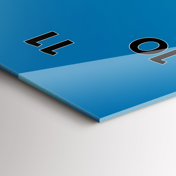 Ceas vertical de perete din sticlă Stânci din Dubrovnik