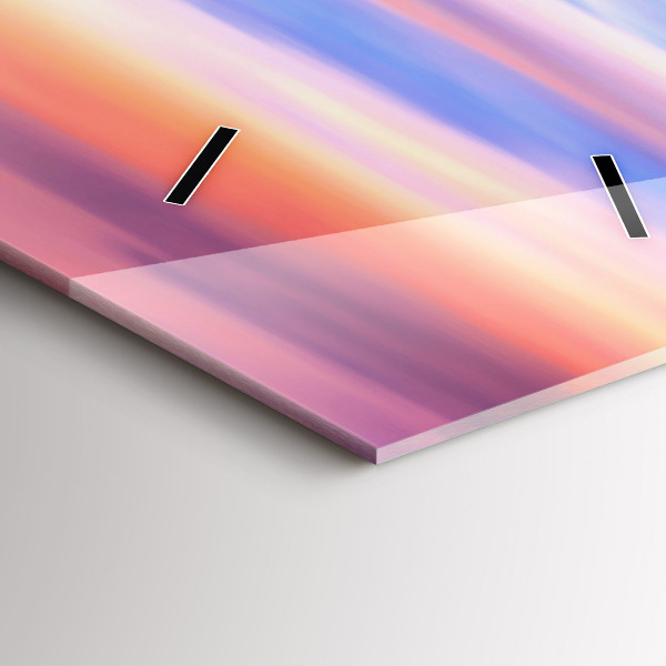 Ceas vertical de perete din sticlă Cascada Godafoss Islanda