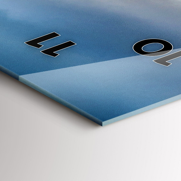 Ceas vertical de perete din sticlă Lacul Jokulsarlon Islanda