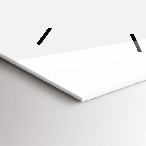 Ceas vertical de perete din sticlă Steagul Franței