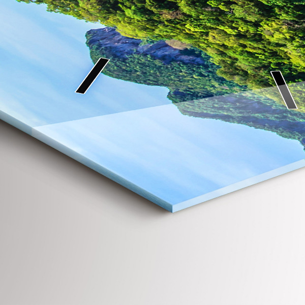 Ceas vertical de perete din sticlă Parcul național Thailanda