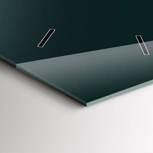 Ceas vertical de perete din sticlă Teren de fotbal