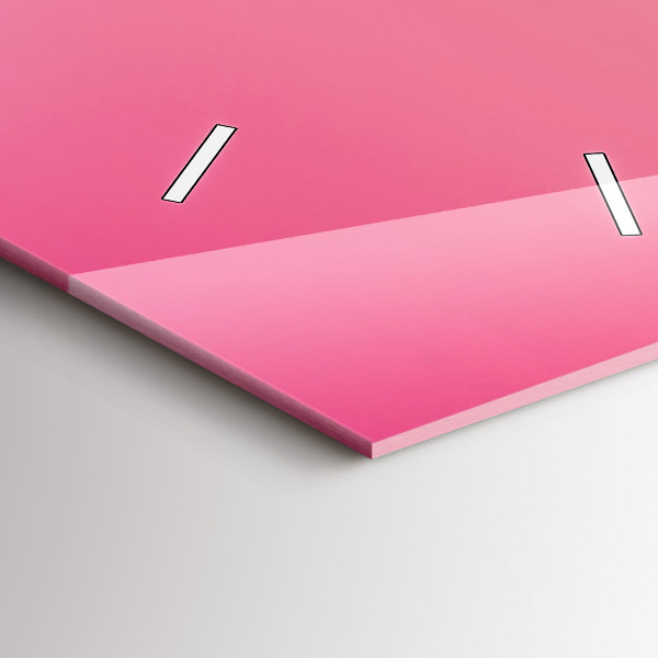 Ceas vertical de perete din sticlă Gradient de cer și munte
