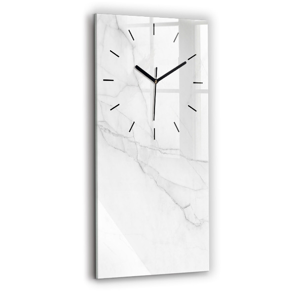 Ceas vertical de perete din sticlă Marmură decorativă