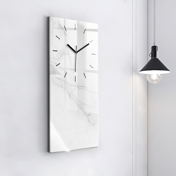 Ceas vertical de perete din sticlă Marmură decorativă