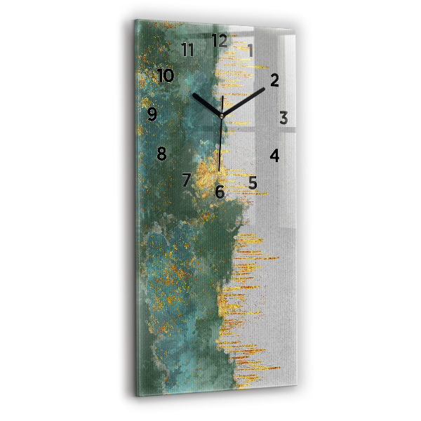 Ceas vertical de perete din sticlă Model decorativ