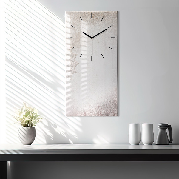 Ceas vertical de perete din sticlă Model decorativ