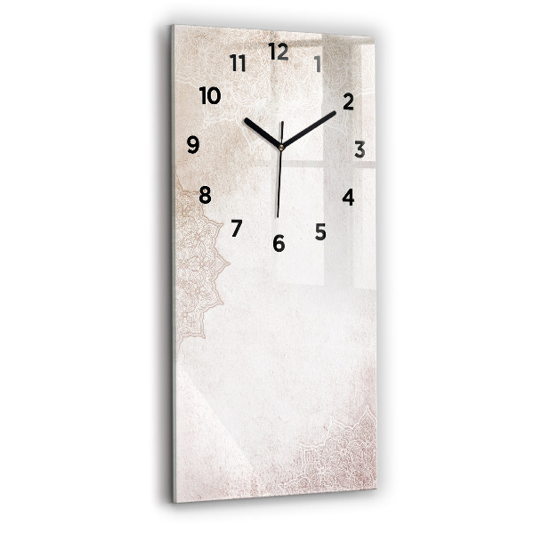 Ceas vertical de perete din sticlă Model decorativ