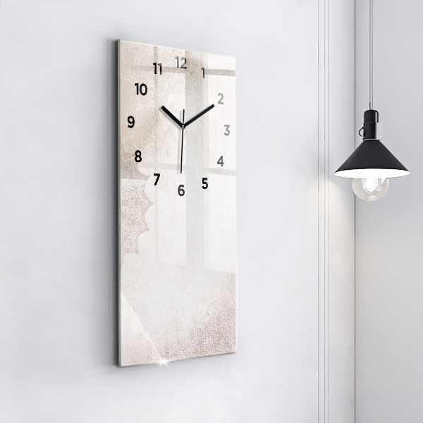 Ceas vertical de perete din sticlă Model decorativ