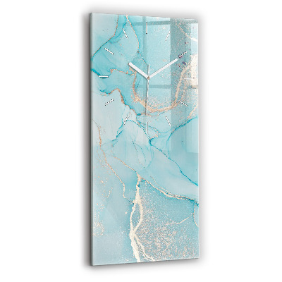 Ceas vertical de perete din sticlă Marmură decorativă