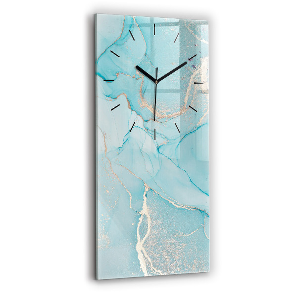Ceas vertical de perete din sticlă Marmură decorativă