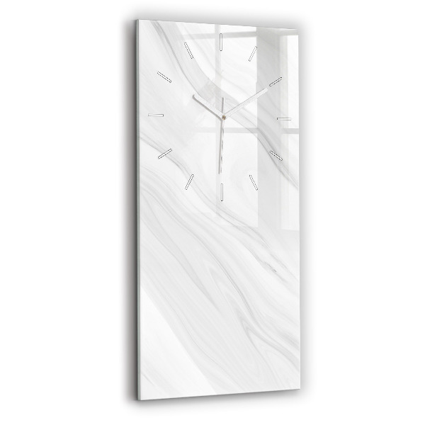 Ceas vertical de perete din sticlă Marmură decorativă