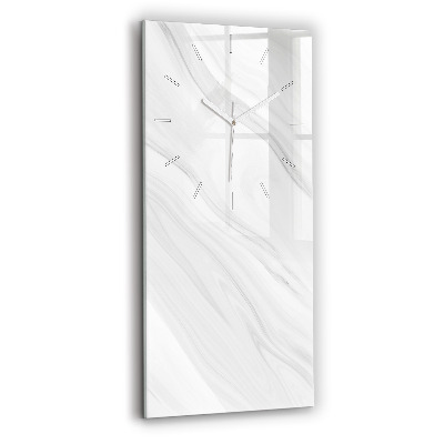 Ceas vertical de perete din sticlă Marmură decorativă