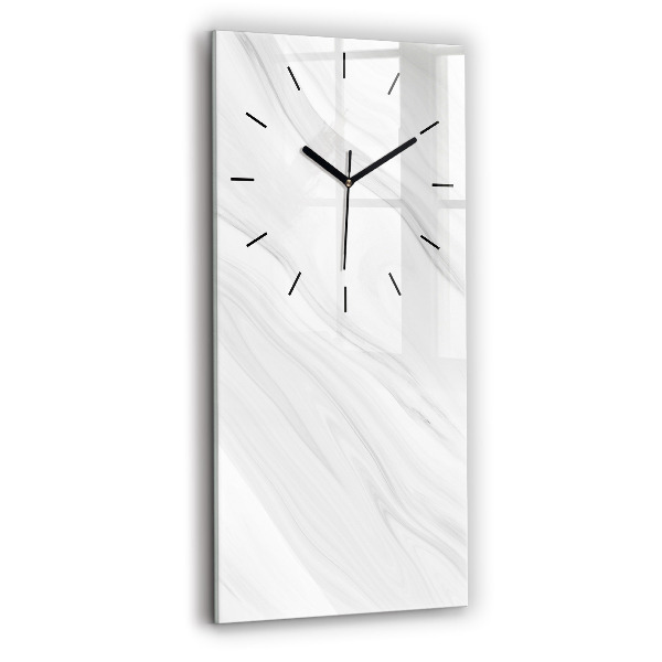 Ceas vertical de perete din sticlă Marmură decorativă