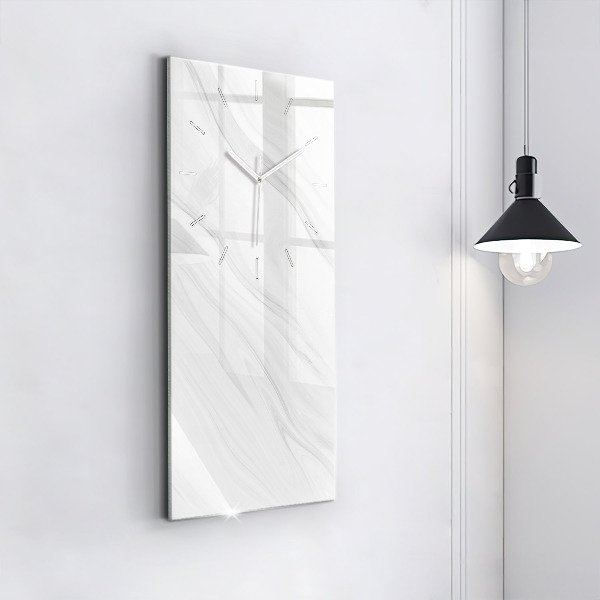 Ceas vertical de perete din sticlă Marmură decorativă