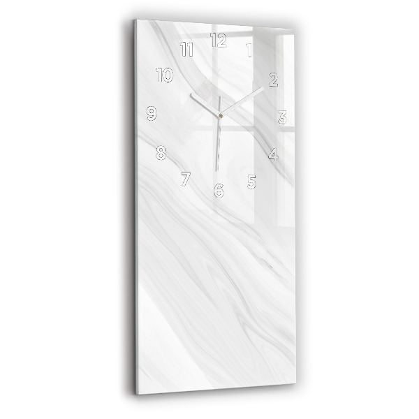 Ceas vertical de perete din sticlă Marmură decorativă