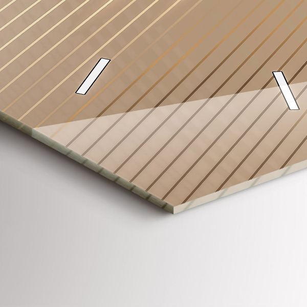 Ceas vertical de perete din sticlă Lumină abstractă