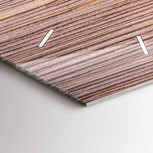 Ceas vertical de perete din sticlă Ardei