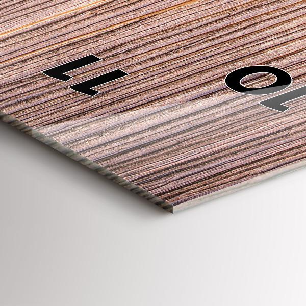 Ceas vertical de perete din sticlă Ardei