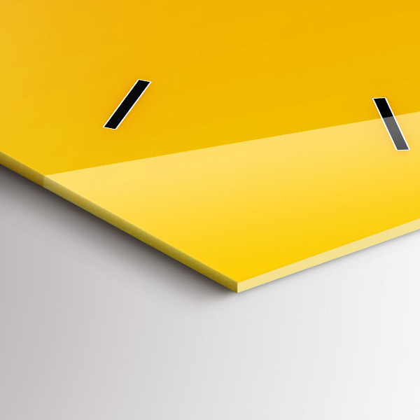 Ceas vertical de perete din sticlă Portocale