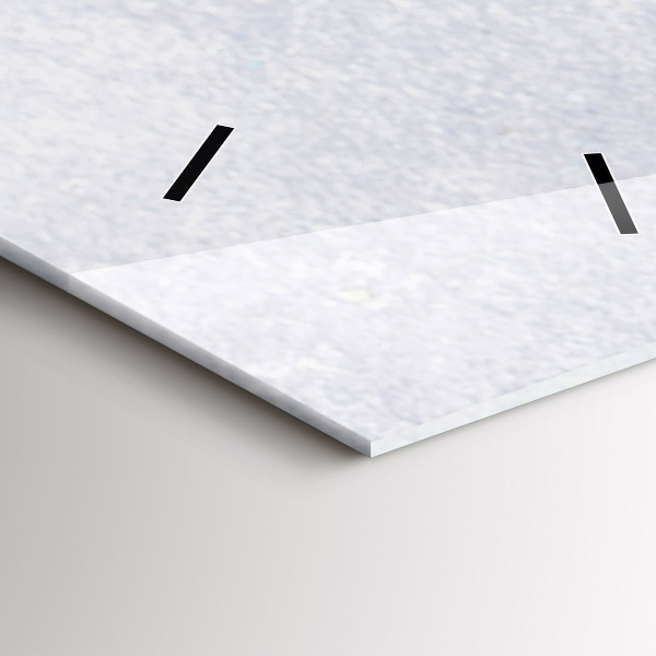 Ceas vertical de perete din sticlă O bucată de tort