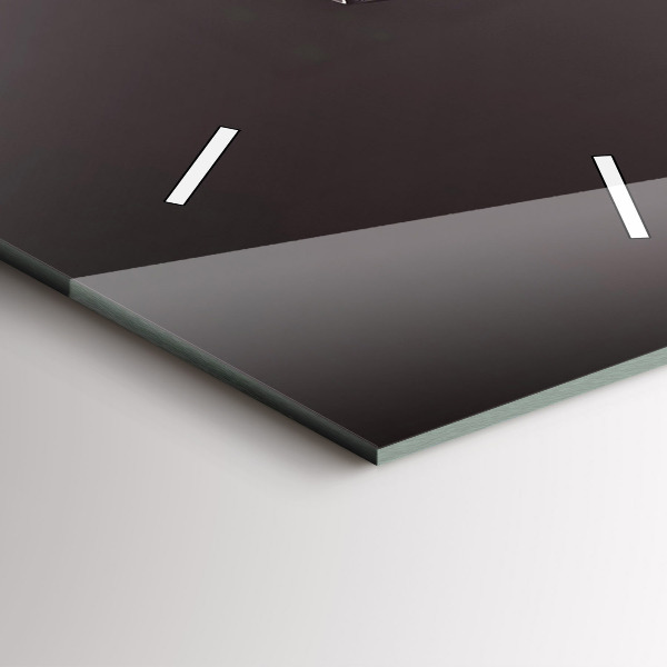 Ceas vertical de perete din sticlă Un pahar de vin roșu