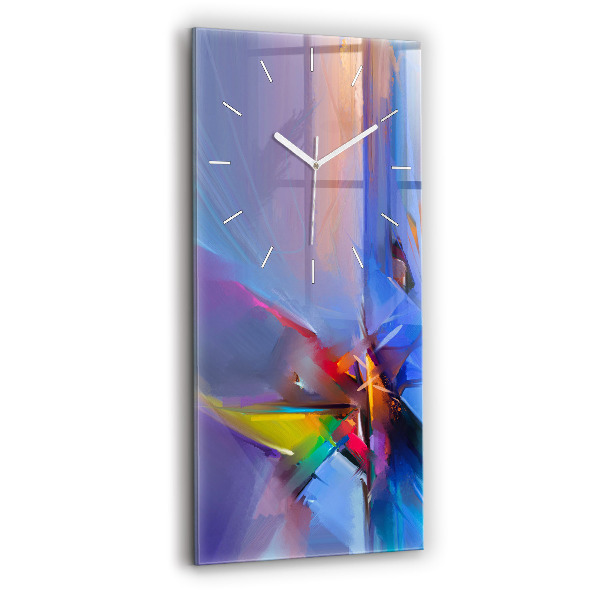 Ceas vertical de perete din sticlă Peisaj marin