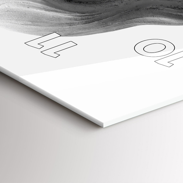 Ceas vertical de perete din sticlă Sculptură înger veche