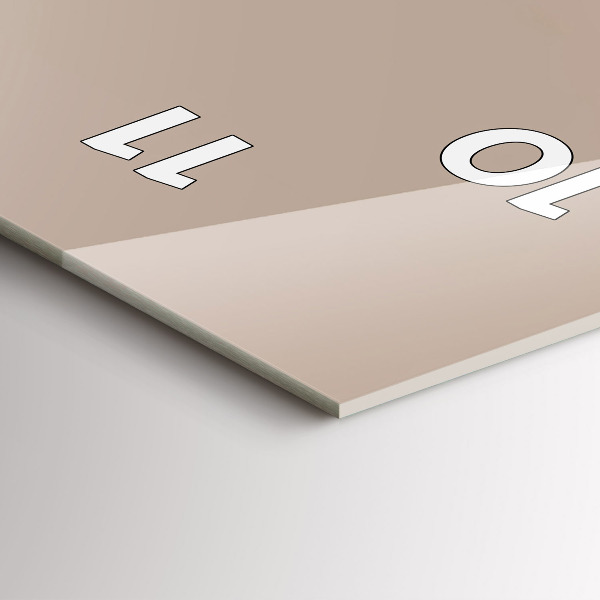 Ceas vertical de perete din sticlă Ceas de astronomie