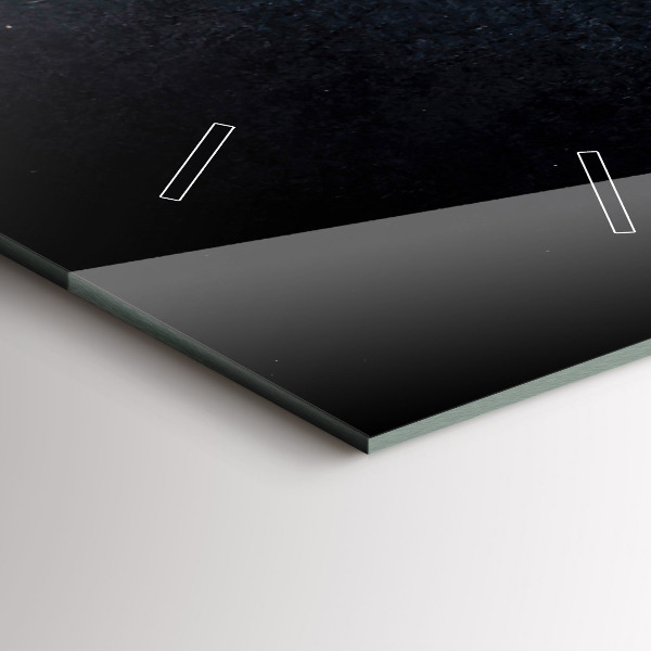 Ceas vertical de perete din sticlă Legume