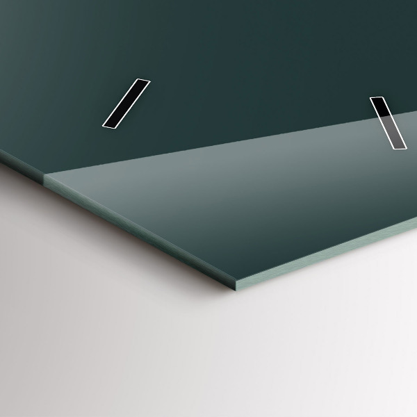 Ceas vertical de perete din sticlă Line-art al orașului Brno