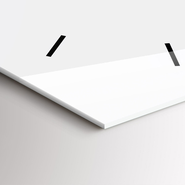 Ceas vertical de perete din sticlă Inscripția Fii tu însuți