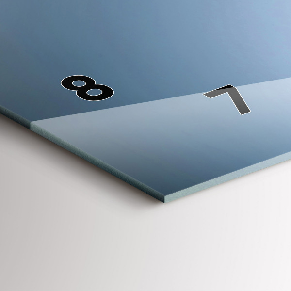 Ceas orizontale de perete din sticlă pahar de vin