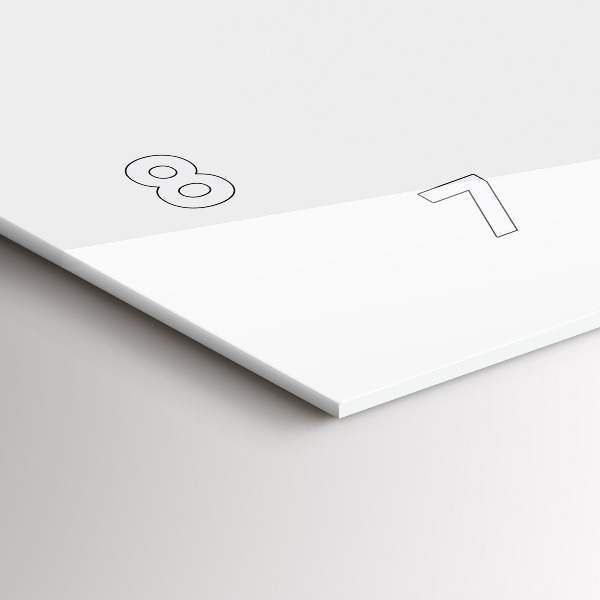 Ceas orizontale de perete din sticlă Moda ultimelor zile de vacanță