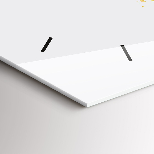 Ceas orizontale de perete din sticlă Ilustrație pentru căști