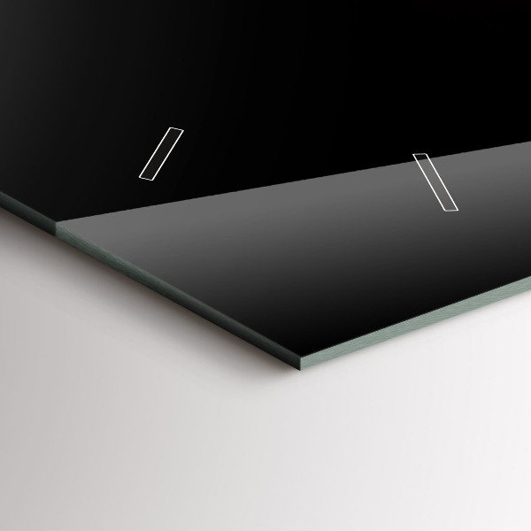 Ceas orizontale de perete din sticlă pahar de vin