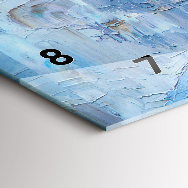 Ceas orizontale de perete din sticlă Tinere balerine